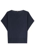 Steffen Schraut Steffen Schraut Dolman Sleeve Knit Tunic - Blue