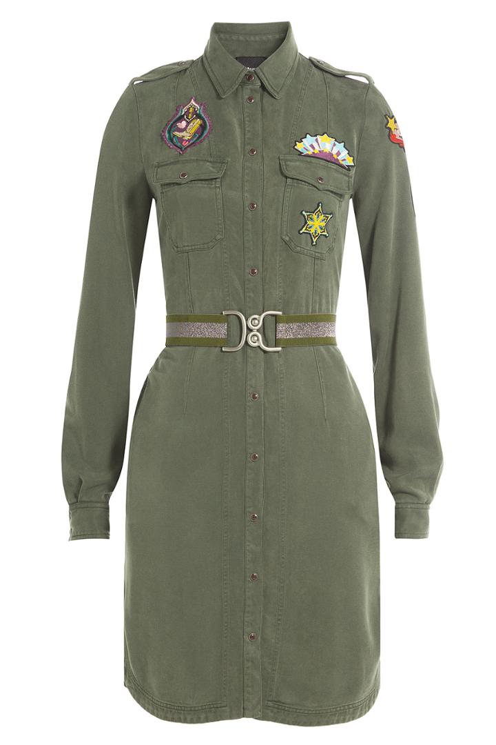 Just Cavalli Just Cavalli Shirt Dress - Green