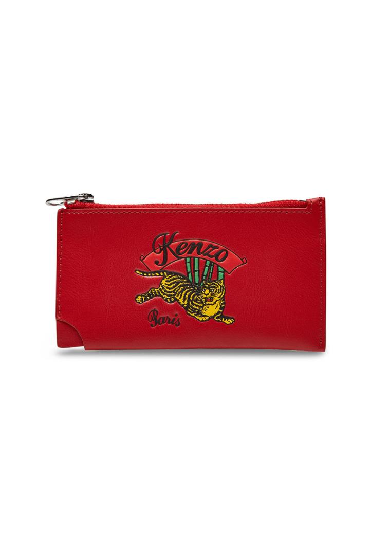Kenzo Kenzo Zipped Leather Cardholder