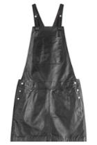 Zadig & Voltaire Zadig & Voltaire Leather Overall Dress - Black