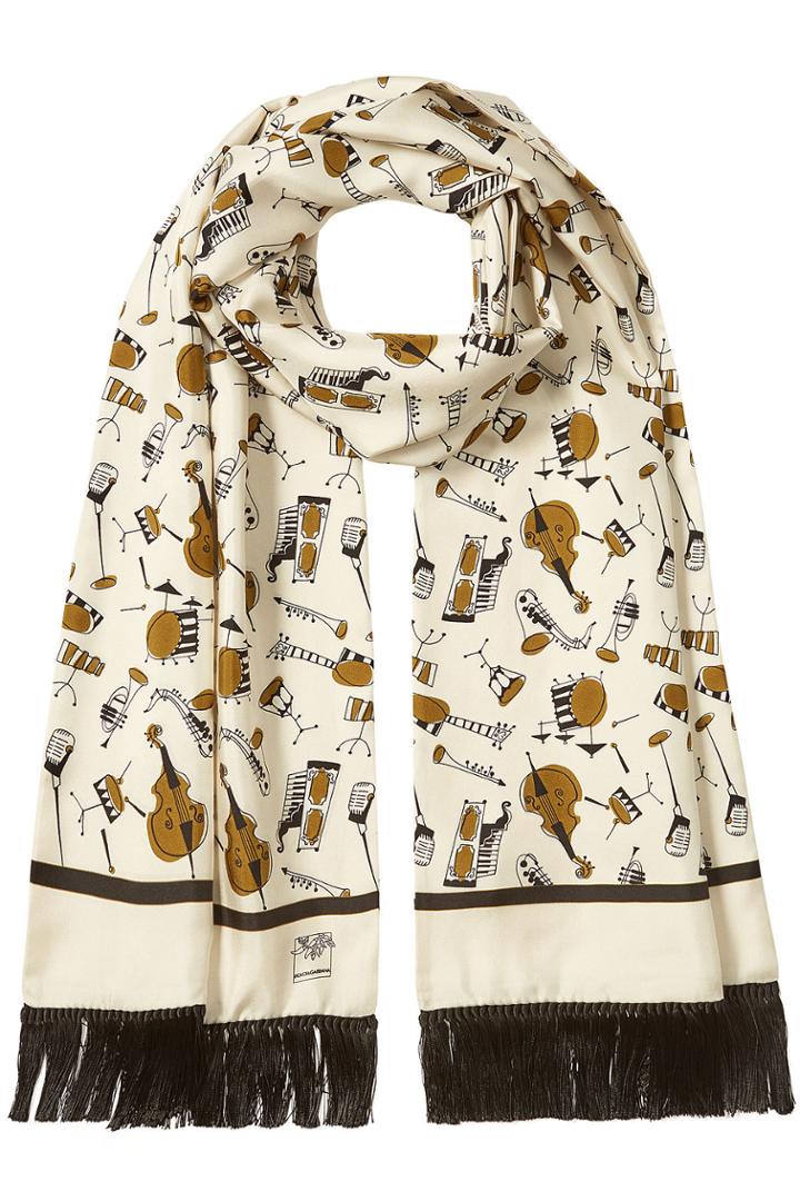 Dolce & Gabbana Dolce & Gabbana Printed Silk Scarf