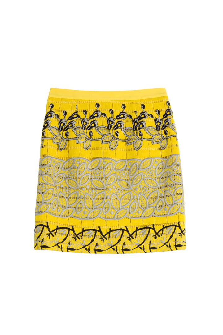 Etro Etro Embroidered Skirt - Yellow