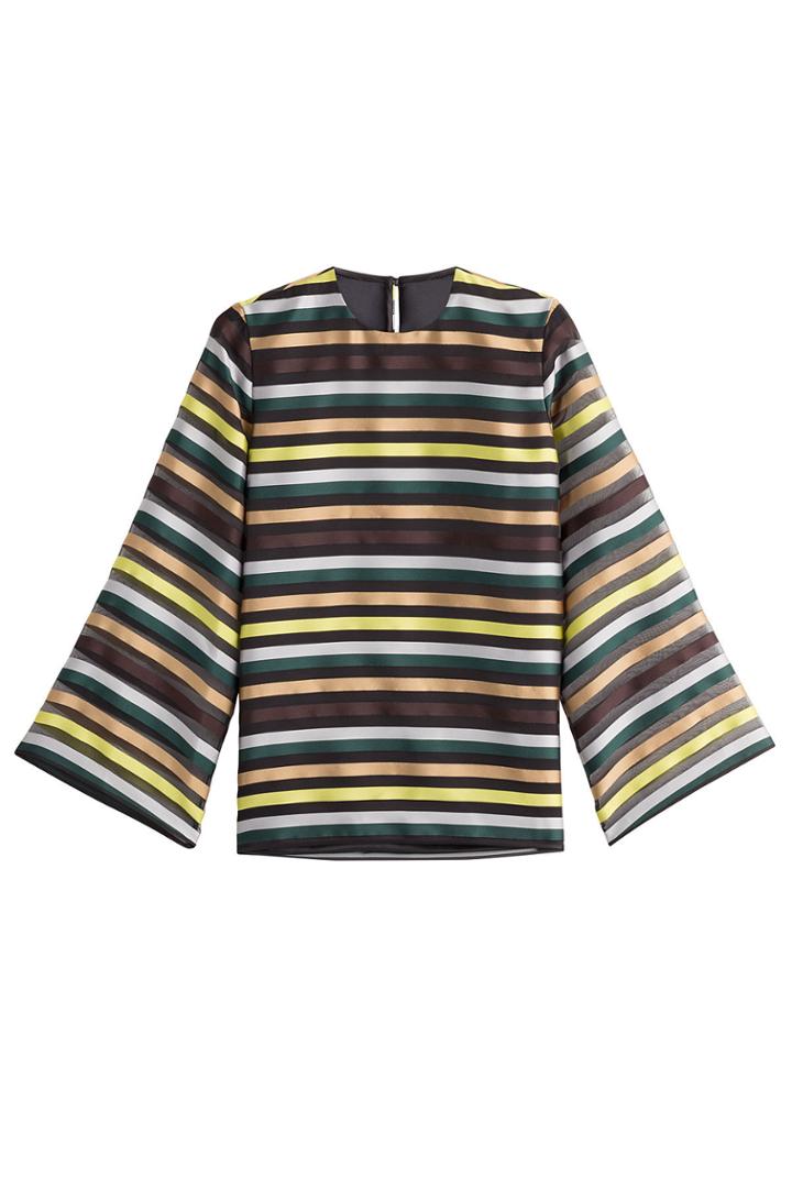 Emilia Wickstead Emilia Wickstead Striped Top With Silk - Multicolored