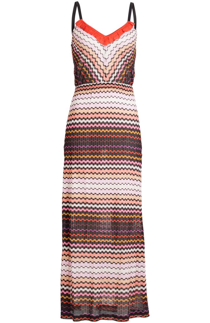 Missoni Mare Ruffled Crochet Knit Dress