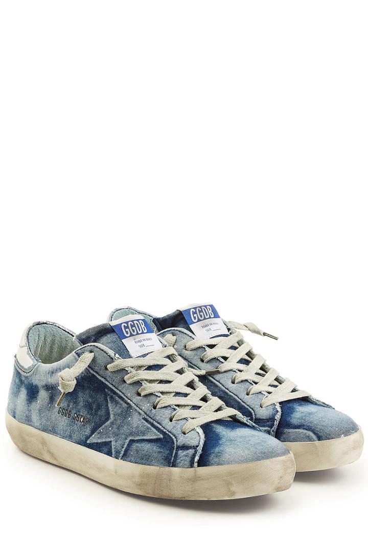 Golden Goose Golden Goose Super Star Denim Sneakers