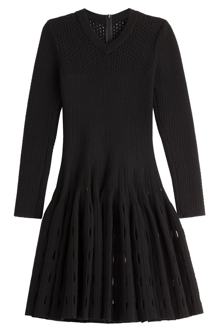 Alaia Alaia Flared Dress With Wool