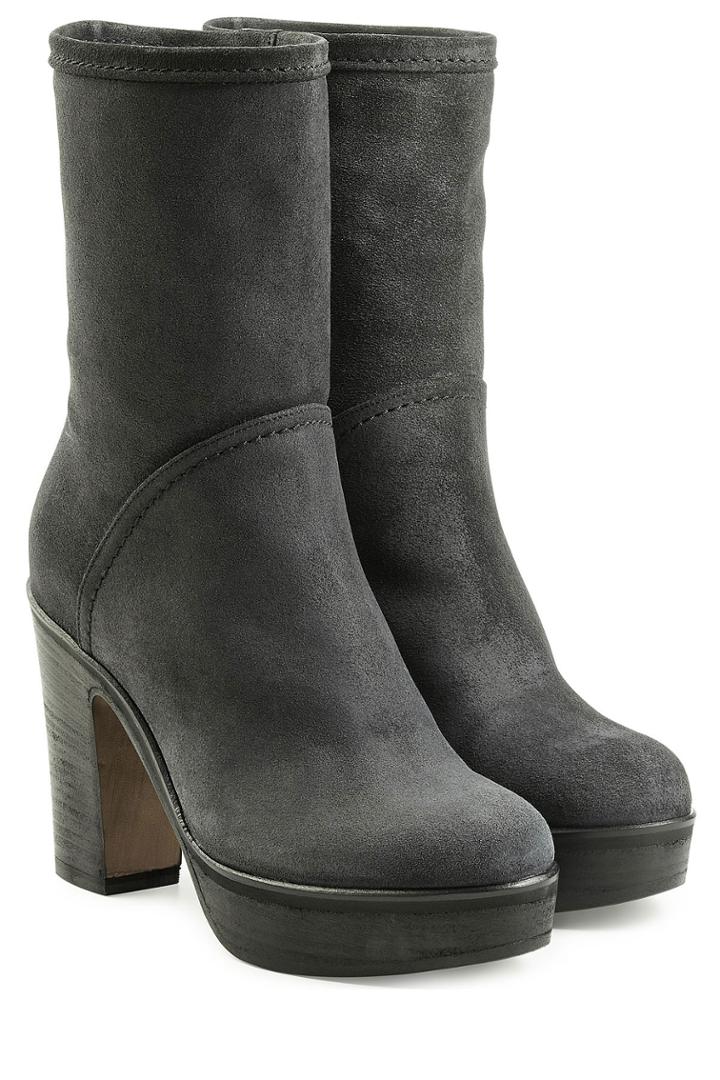 Fiorentini & Baker Fiorentini & Baker Suede Ankle Boots With Platform - Grey