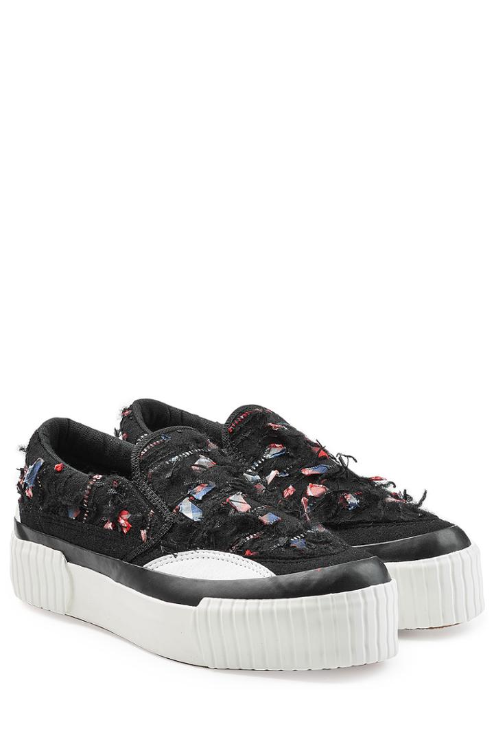 Julien David Julien David Platform Slip-on Sneakers - Multicolor