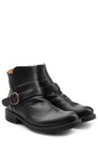 Fiorentini & Baker Fiorentini & Baker Leather Buckle Strap Ankle Boots - Black