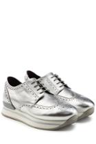 Hogan Hogan Metallic Leather Sneakers