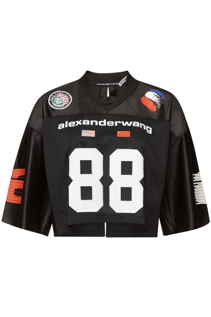 Alexander Wang Alexander Wang Cropped Top With Mesh