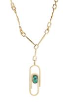 Aurélie Bidermann Aurélie Bidermann Angelica 18kt Gold Plated Necklace With Turquoise