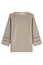 Brunello Cucinelli Brunello Cucinelli Embellished Cashmere Top - Multicolored