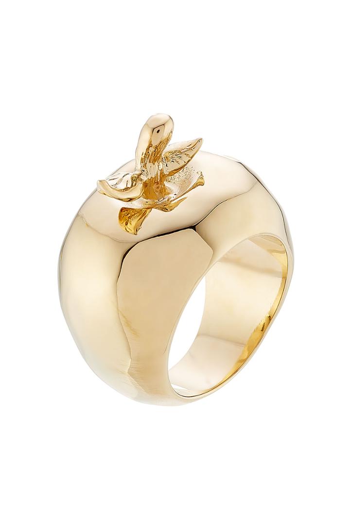 Aurélie Bidermann Aurélie Bidermann Lauren 18kt Yellow Gold Plated Ring