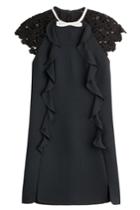 Giambattista Valli Giambattista Valli Dress With Ruffles And Lace Sleeves - Black