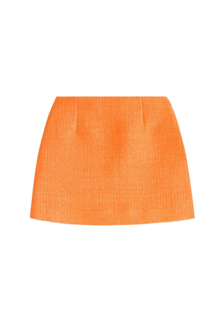 Isa Arfen Isa Arfen Mini Skirt - Orange