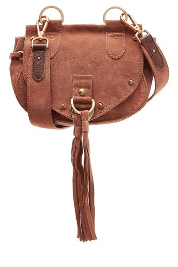 See By Chloé See By Chloé Suede Shoulder Bag - Brown