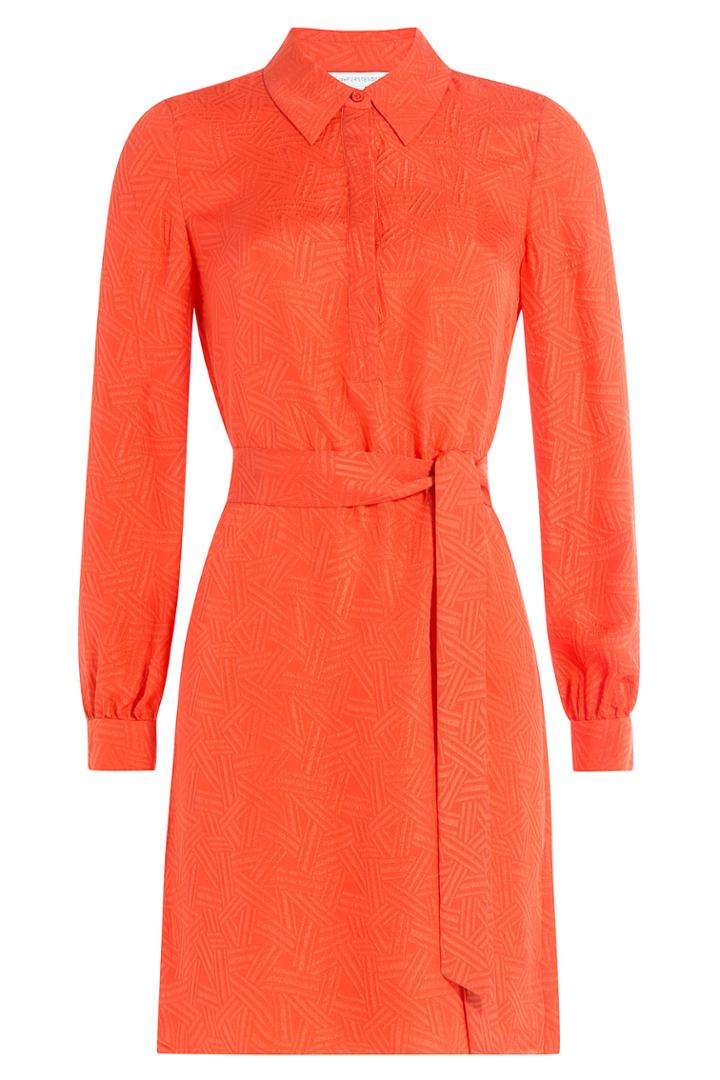 Diane Von Furstenberg Diane Von Furstenberg Silk Dress - Orange
