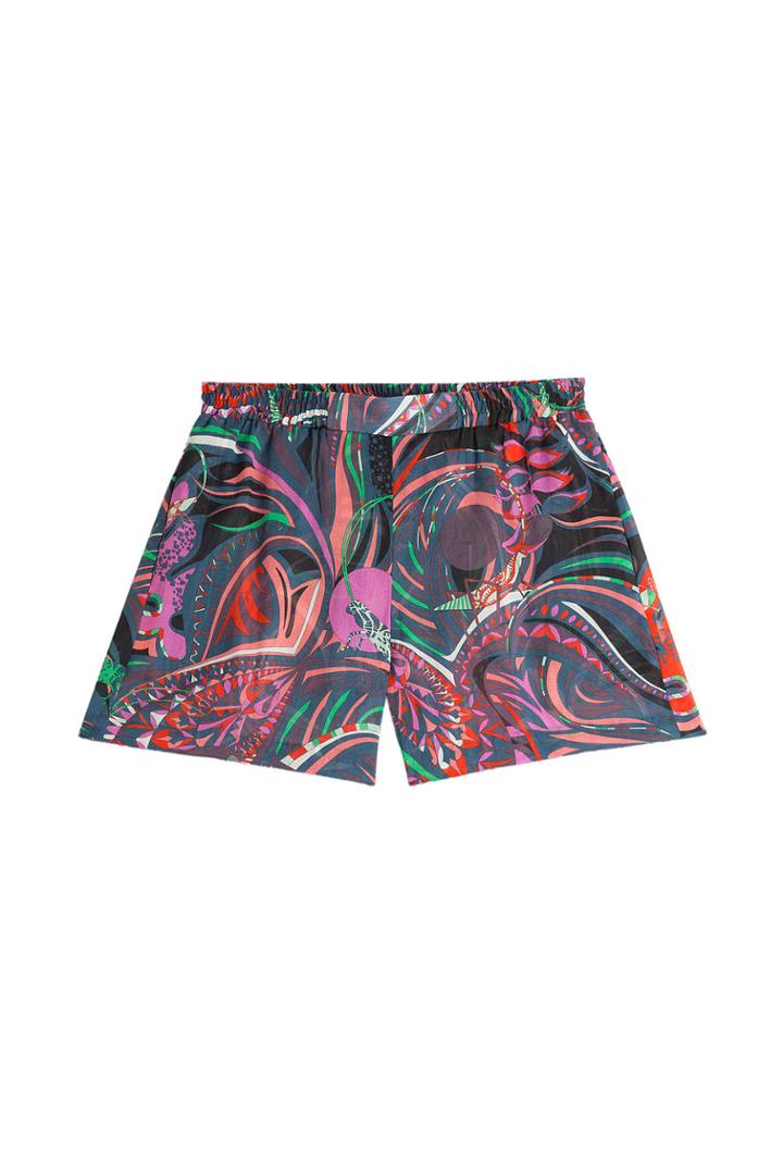 Emilio Pucci Emilio Pucci Printed Cotton Shorts - Multicolored