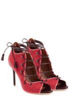 Malone Souliers Malone Souliers Lace-up Velvet Sandals