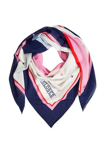 Closed Closed Printed Cotton Scarf