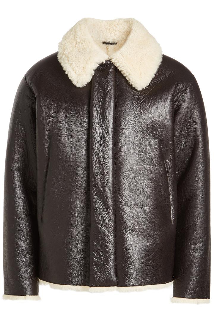 Jil Sander Jil Sander Leather Jacket With Shearling