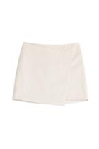 Marc By Marc Jacobs Marc By Marc Jacobs Cotton Blend Wrap Mini Skirt - Beige