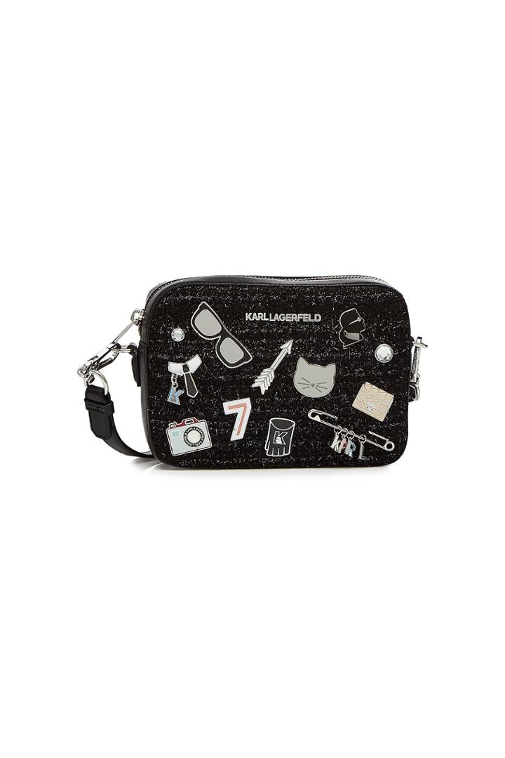 Karl Lagerfeld Karl Lagerfeld K/klassik Camera Bag With Leather