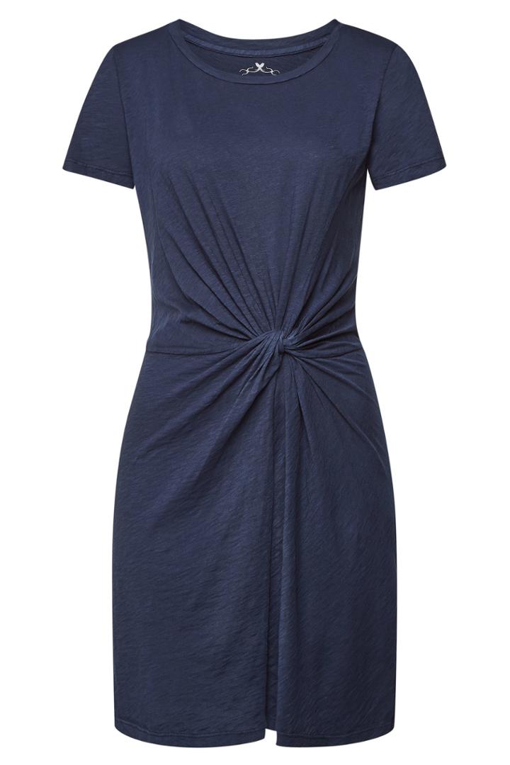 Velvet Velvet Briar Cotton Dress With Knot Detail