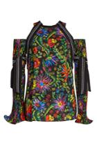 3.1 Phillip Lim 3.1 Phillip Lim Printed Top With Cut-out Shoulders
