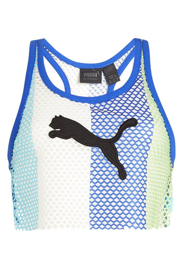 Fenty Puma By Rihanna Fenty Puma By Rihanna Mesh Cropped Tank Top