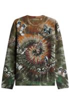 Valentino Valentino Printed Cotton Sweatshirt With Embroidered Butterflies - Multicolor