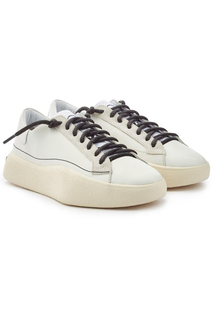 Y-3 Y-3 Tangutsu Leather Sneakers With Suede
