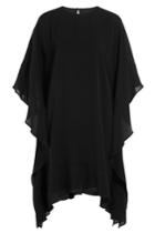 Valentino Valentino Ruffled Silk Dress - Black