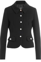 Boutique Moschino Boutique Moschino Virgin Wool Jacket With Faux Pearls - Black