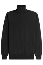 Jil Sander Jil Sander Wool Turtleneck Pullover With Silk - Black