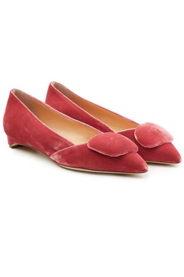 Rupert Sanderson Rupert Sanderson Aga Velvet Ballerinas