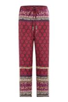Anna Sui Anna Sui Silk-cotton Woodblock Mixed Print Pants - Multicolored