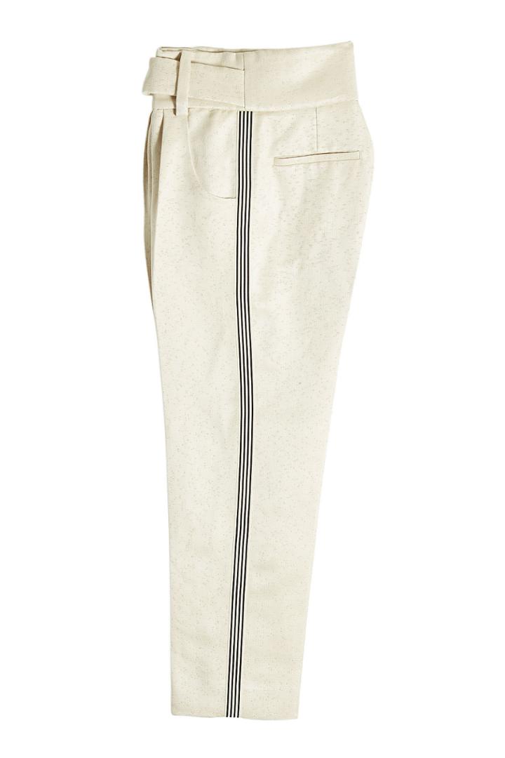 Petar Petrov Petar Petrov Hoa High-waisted Pants With Silk And Linen