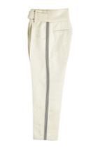 Petar Petrov Petar Petrov Hoa High-waisted Pants With Silk And Linen