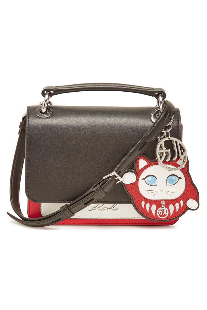 Karl Lagerfeld Karl Lagerfeld K/tokyo Leather Handbag