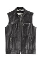 Dsquared2 Dsquared2 Leather And Jersey Vest - None