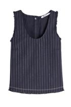 T By Alexander Wang T By Alexander Wang Pinstriped Sleeveless Top
