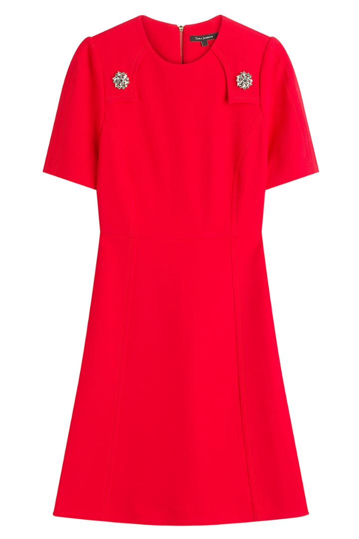 Tara Jarmon Tara Jarmon Dress With Embellishment - Red