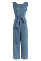 Isa Arfen Isa Arfen Cotton-linen Belted Jumpsuit