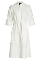 A.p.c. A.p.c. Linen-blend Dress With Belt