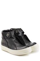 Rick Owens Rick Owens Leather Laceless High-tops
