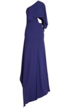Vionnet One Shoulder Dress With Cut Outs