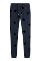 Zoe Karssen Zoe Karssen Printed Cotton Sweatpants - Blue
