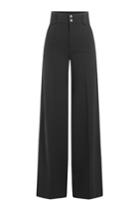 Red Valentino Red Valentino High-waisted Wide Leg Trousers - Black